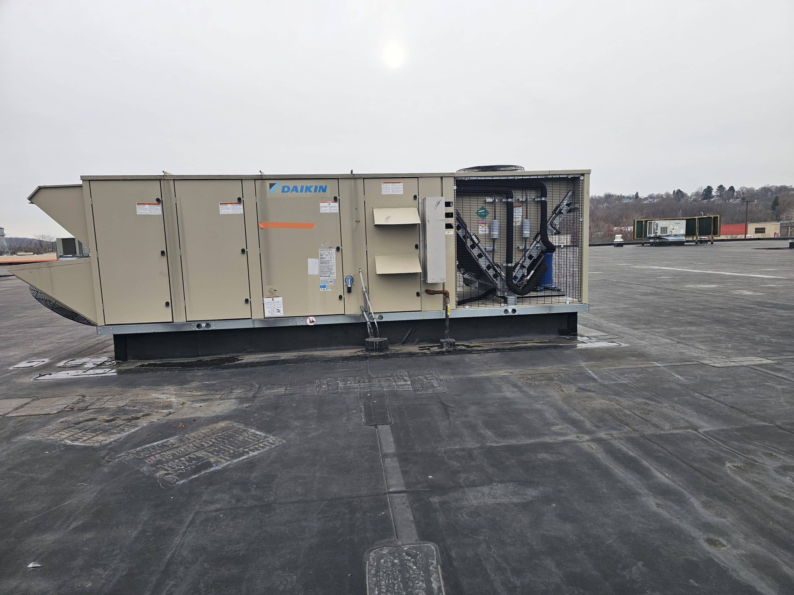 Commercial rooftop HVAC